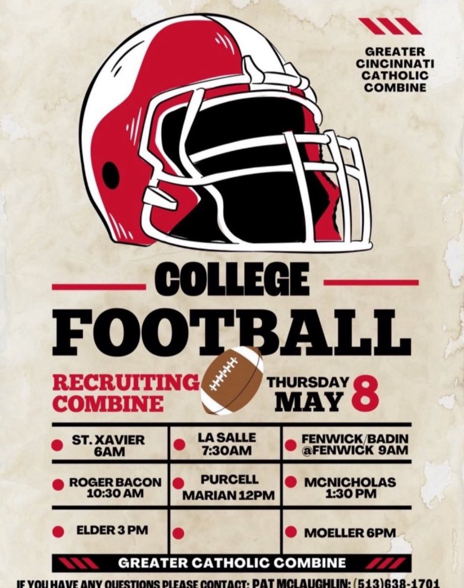 Adam Re (@adam_re07) on Twitter photo I will be kicking field goals, kickoffs, and hitting punts as well as working in at wide receiver on May 8th (3pm) at Elder High School for the GCL scouting combine. #GWK <a href="/CoachGantz/">Andrew Gantz</a> I will be kicking field goals, kickoffs, and hitting punts as well as working in at wide receiver on May 8th (3pm) at Elder High School for the GCL scouting combine. #GWK <a href="/CoachGantz/">Andrew Gantz</a>