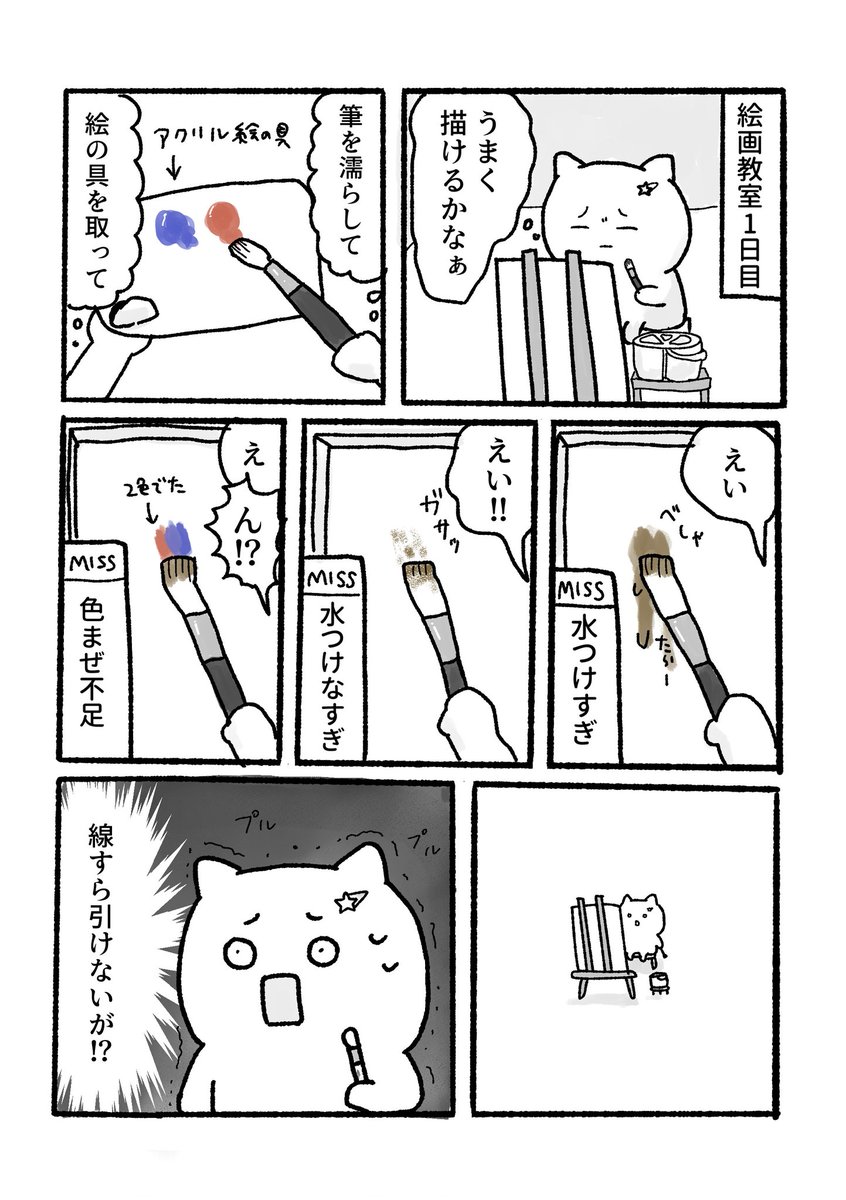 絵画教室1日目 #大人の習い事 