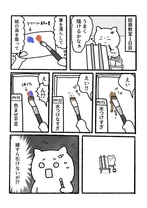 絵画教室1日目 #大人の習い事 