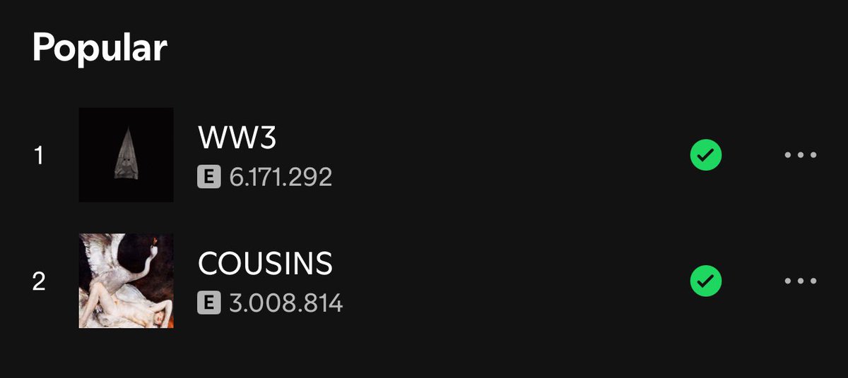ye24vision's tweet photo. WW3 officially has more Spotify streams than people who died in the Holocaust.
