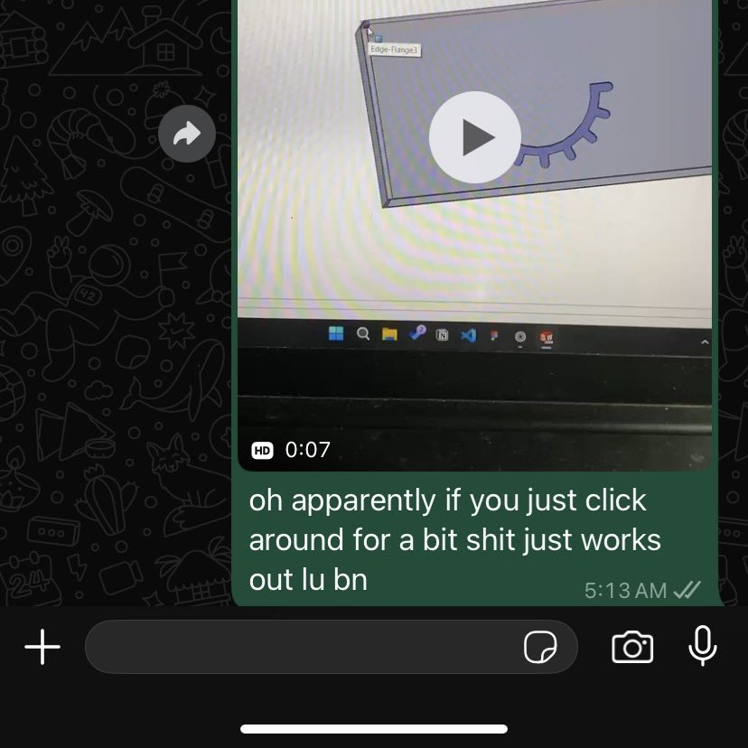 tfw you touch CAD for the first time and suddenly its 5am <a href="/Xaraphim/">Phoenix𝕏</a> bio is too real
