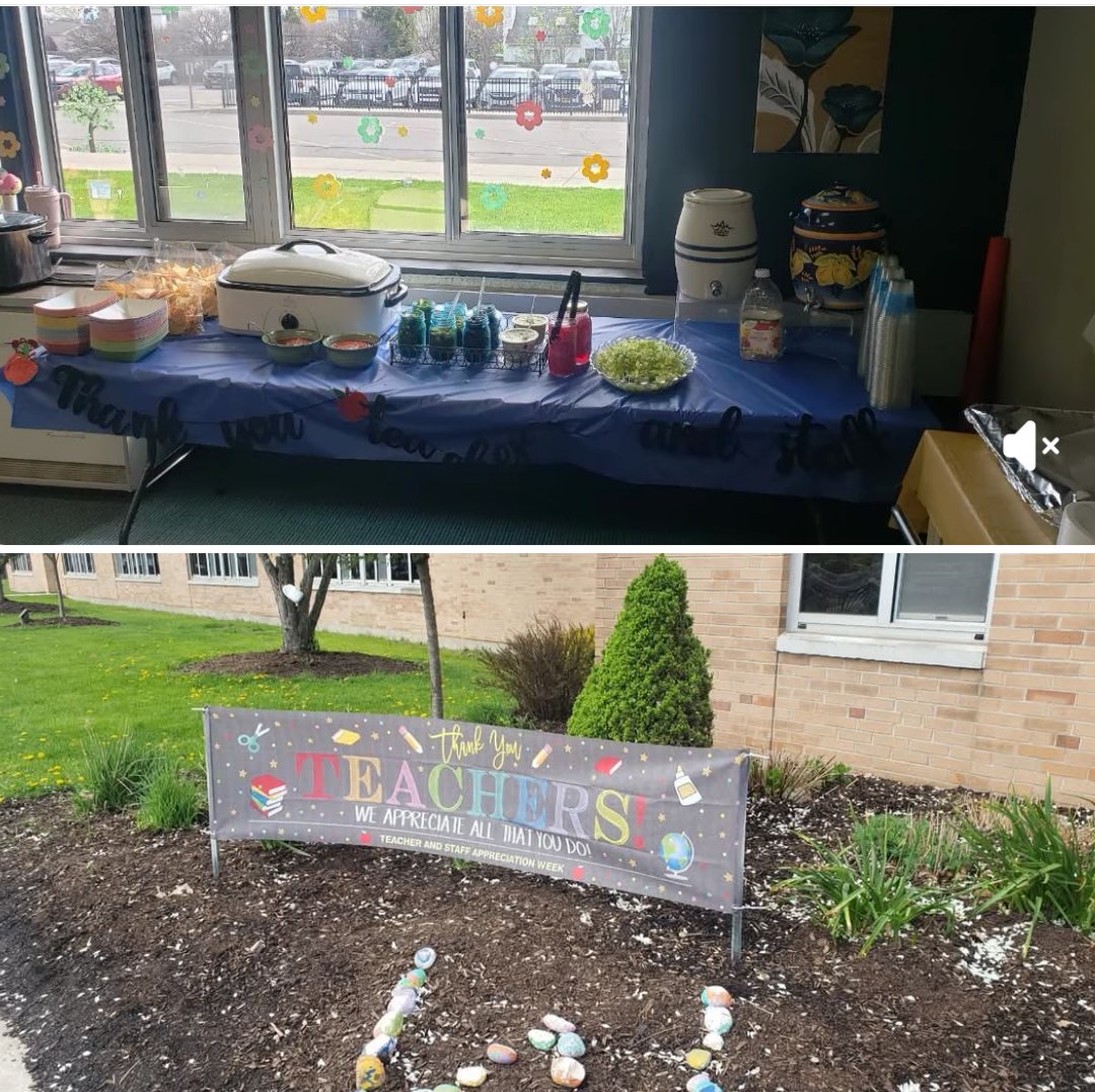 Thank you to our PTO for spoiling the staff this week!