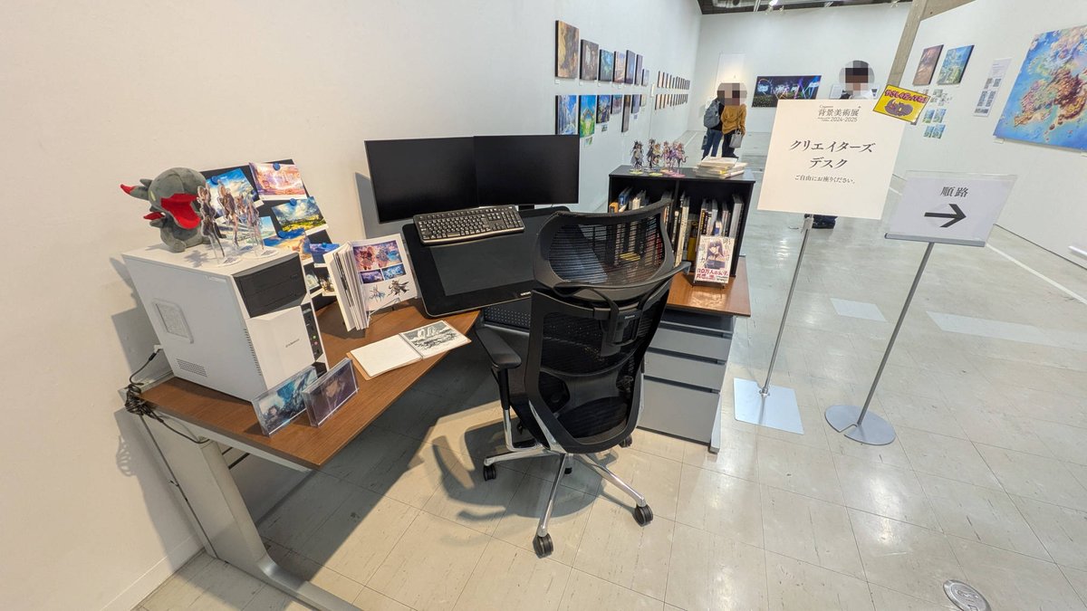 yuuki_tom0HNNJ's tweet image. #Cygames背景美術展
サイゲの背景美術展に行く奴。
印刷では潰れてしまう筆運びまで観れたのは良かった。