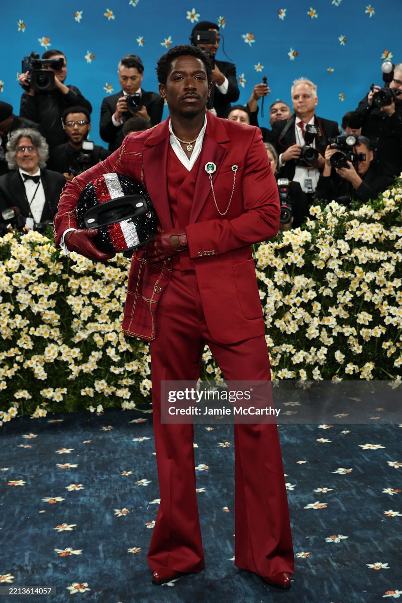 Damson Idris at the #MetGala2025