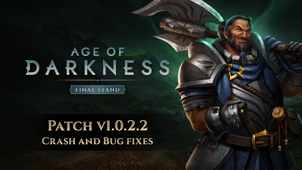 ⚒️ Patch v1.0.2.2 ⚒️

The focus of this update is crash and bug fixes🐛

It's a continuation of our work towards our current central goal: creating a consistent and stable gameplay experience for all players.🖥️

Check out the full details on Steam: store.steampowered.com/news/app/14264…