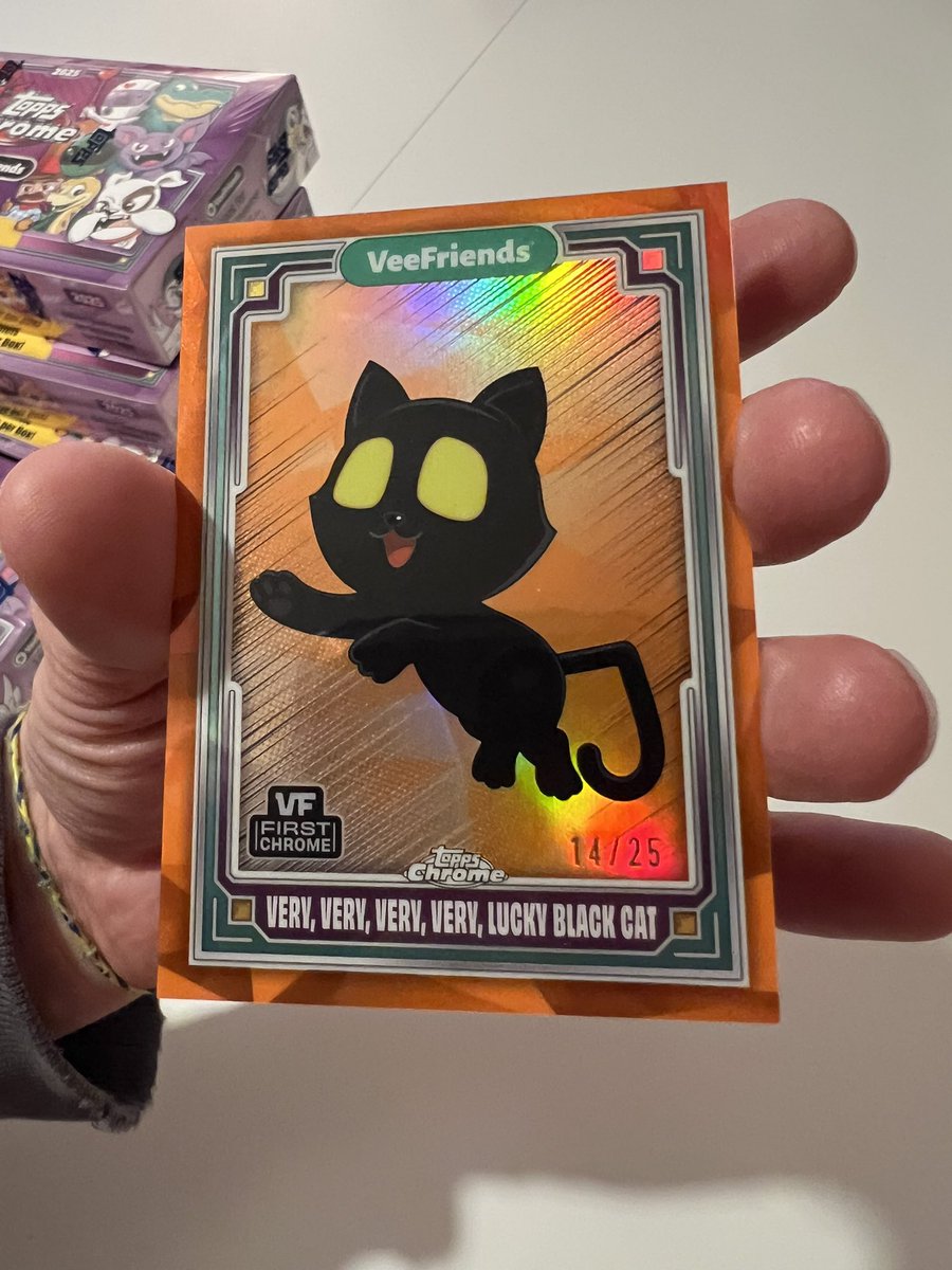 Rich Norton (@richnorton) on Twitter photo Really deserves its own post. Such fire 🔥🔥🔥🐈⬛ <a href="/veefriends/">VeeFriends</a> <a href="/garyvee/">Gary Vaynerchuk</a> @topps <a href="/VeeFriendsCards/">VeeFriends Cards</a> #ToppsChrome Really deserves its own post. Such fire 🔥🔥🔥🐈⬛ <a href="/veefriends/">VeeFriends</a> <a href="/garyvee/">Gary Vaynerchuk</a> @topps <a href="/VeeFriendsCards/">VeeFriends Cards</a> #ToppsChrome