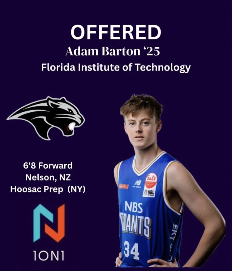 Congratulations <a href="/adamgbarton7/">Adam Barton</a> on your offer from <a href="/FloridaTechMBB/">Florida Tech Men's Hoops</a>  <a href="/RVGDag/">The Real Voices of the Game Productions</a> <a href="/SauceRVG/">Tanner</a> <a href="/shegone03/">Fryedaddy/Frito</a>