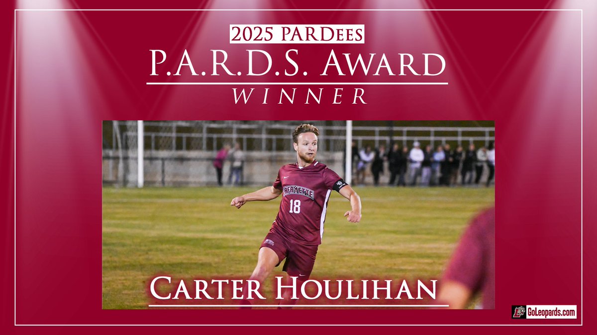 ⚓ Congratulations to Carter Houlihan for winning the 2024-25 PARDS Award!

#ClimbTheHill #RollPards #2025PARDees