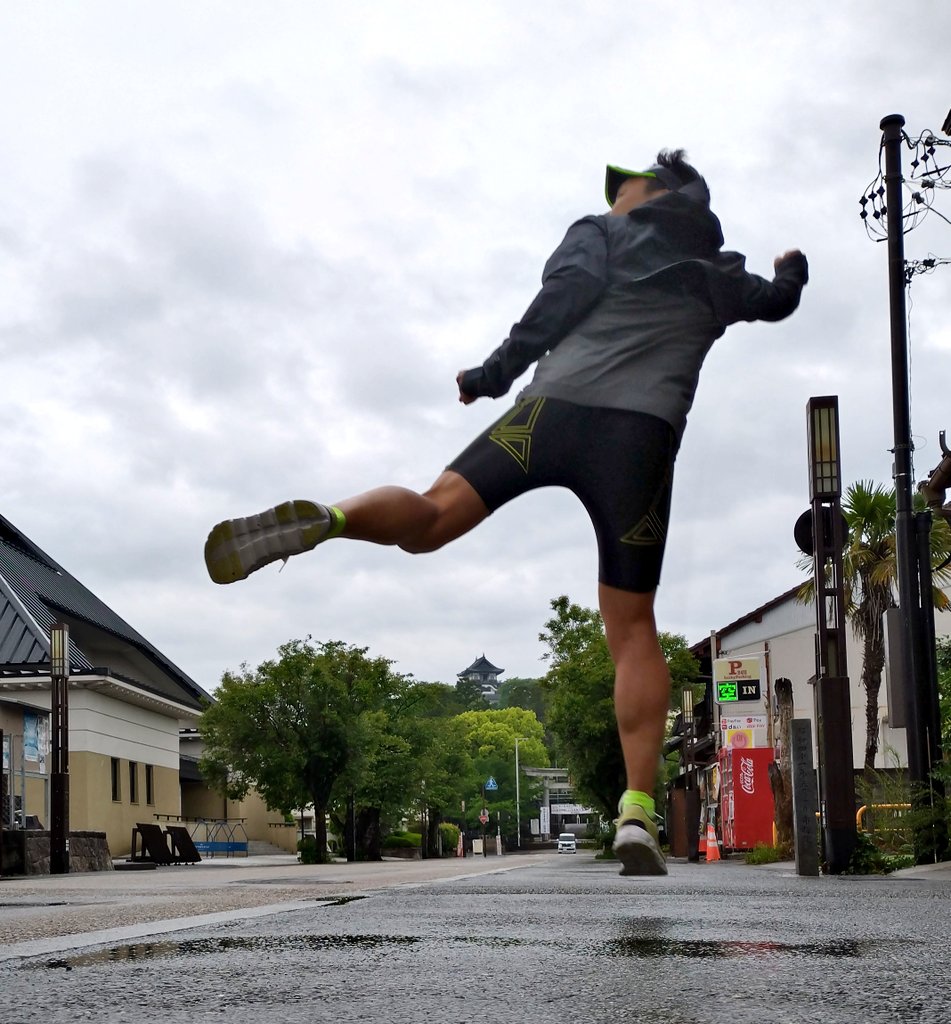 murdar_s's tweet image. 犬山城ラン☔
#犬山城
#Cloudflow
#On
#garmin #beatyesterday