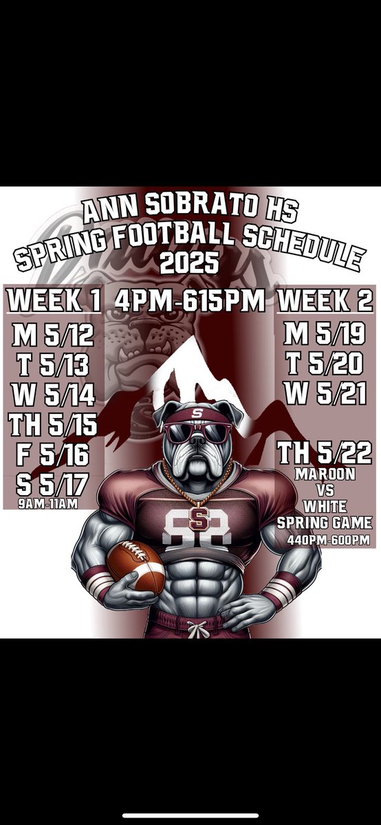 Coaches, Come find your DAWGS this Spring! Practices are open to any and all College Coaches that'd like to stop on by! 

Hope to see you all there! Go Dawgs!