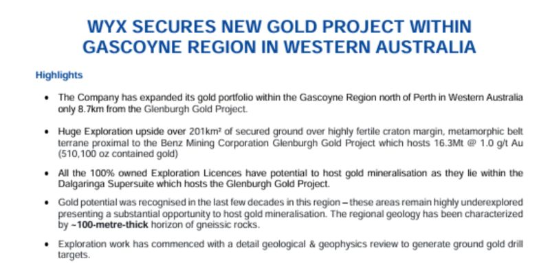 Our Gascoyne #gold footprint has expanded with 3 new EL applications covering 201km² - just 8.7km from Benz Mining’s 16.3Mt @ 1.0g/t Au Glenburgh Project. Shared Dalgaringa Supersuite geology points to strong gold potential. 

$WYX 

Read more: tinyurl.com/re9k4bsy

$WYX
