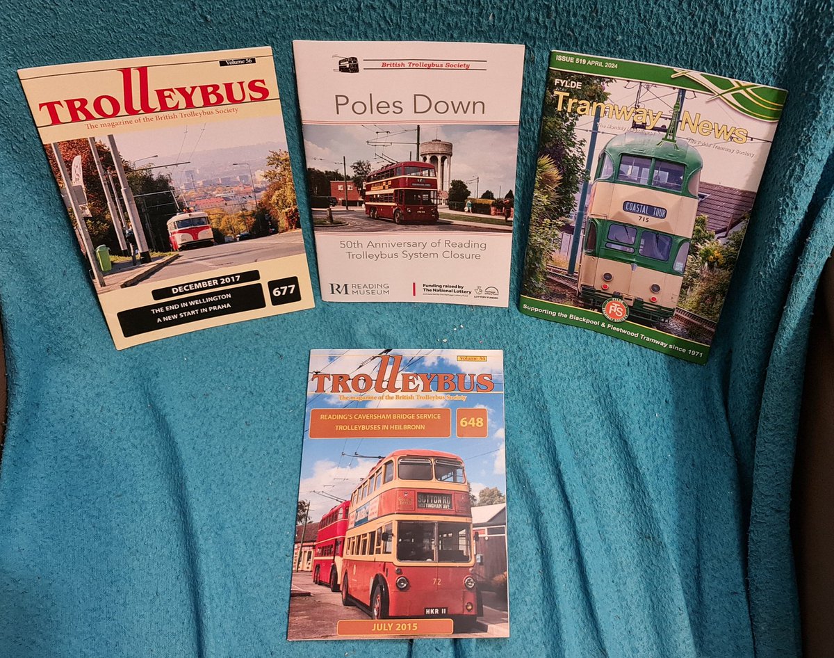 Shaun__92's tweet photo. My Purchases from @TrolleybusSToft - 1960's Weekend 03/05/25 #sandtofttrolleybusmuseum #dolrs #britishtrolleybussociety #trolleybuses #bradfordtrolleybus #corgi #busmodel  #rotherhamcorporation #rotherhamTrolleybus #doncaster #york #scarborough #railwaybooks https://t.co/rjiRlDROlL