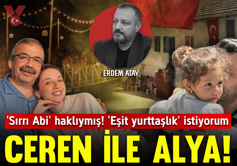 Erdem Atay (<a href="/medreyata/">Erdem Atay</a>) yazdı...

Ceren ile Alya! – ‘Sırrı Abi’ haklıymış! ‘Eşit yurttaşlık’ istiyorum 

veryansintv.com/yazar/erdem-at…