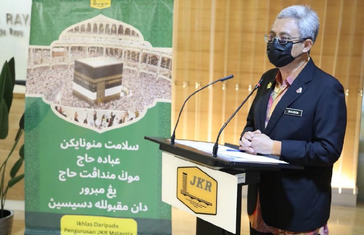 🌙Selamat Menunaikan Ibadah Haji 🕋 buat warga JKR Malaysia Tahun 2025 🇲🇾

“..Moga dipermudahkan segala urusan Ibadah Haji buat 34 warga JKR  Malaysia dan juga semua Jemaah Haji Malaysia : moga mendapat haji yg mabrur &amp; maqbullah. 

آمين يا رب العالمين