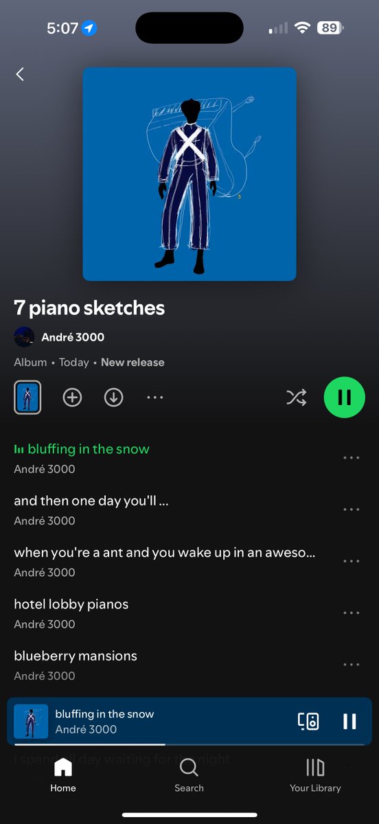 Andre 3000 just dropped a 7-song EP just playing the piano wtf