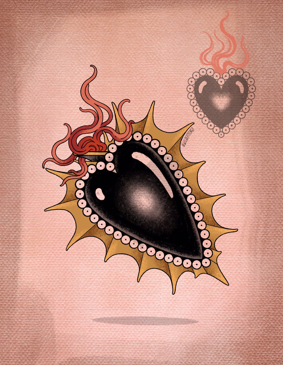 En su lengua, Ella dijo 
Muerte o Amor ☝🏾
Usa tu pasión, sin retorno
Guárdame esta noche en tu corazón ❤️‍🔥🌙

•Sagrado Corazón Tatuaje Disponible•
Con o sin color