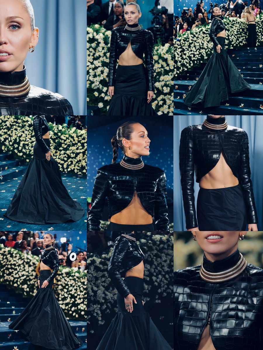 Miley Cyrus at the Met Gala details. ★