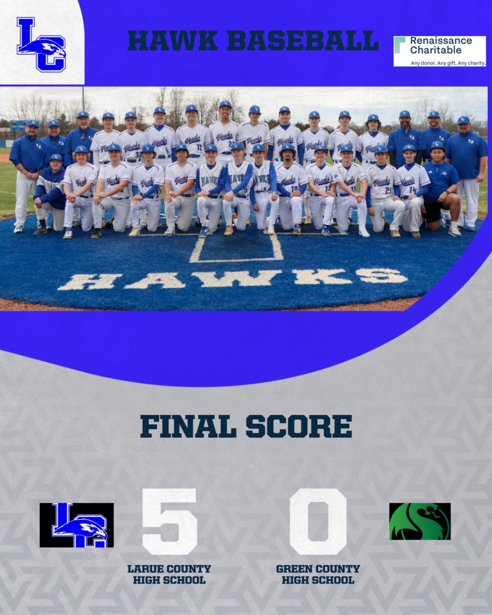 The Hawks lock up the top seed in the 18th District Tournament with a big win at Green County tonight.  Go Hawks!