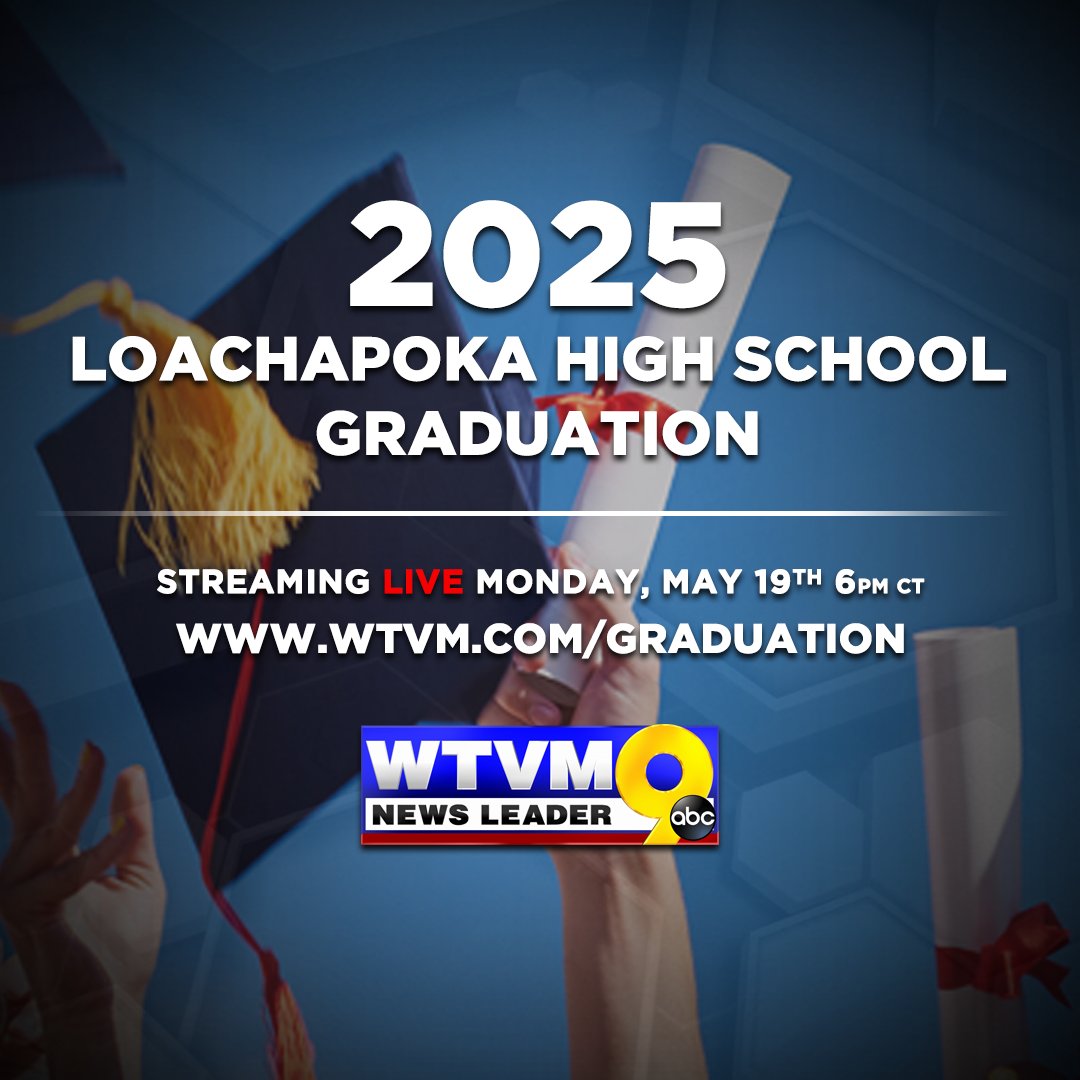 Poka Principal/AD CMAA (@loachapokaad) on Twitter photo #PokaPride Seniors Graduation is May 19th @ 6pm. Live Stream will be available for family and friends. Link Below: ⬇️ <a href="/LeeCoSchools/">Lee County Schools</a>
wtvm.com/graduation #PokaPride Seniors Graduation is May 19th @ 6pm. Live Stream will be available for family and friends. Link Below: ⬇️ <a href="/LeeCoSchools/">Lee County Schools</a>
wtvm.com/graduation