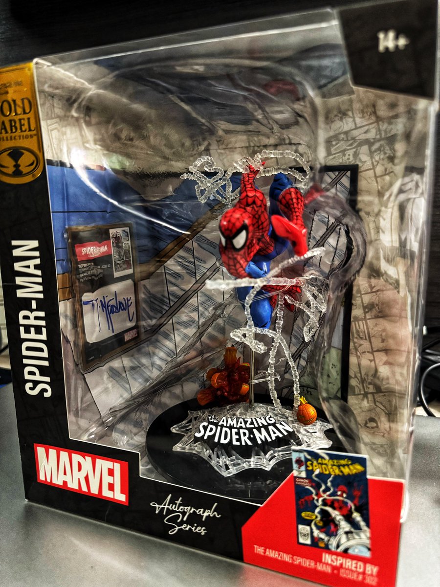 MonctonSpidey's tweet photo. Find of the day!!!! #Marvel #SpiderMan #AutographSeries @Todd_McFarlane spotted by @NJSpiderDenny https://t.co/dR7yNnNj67