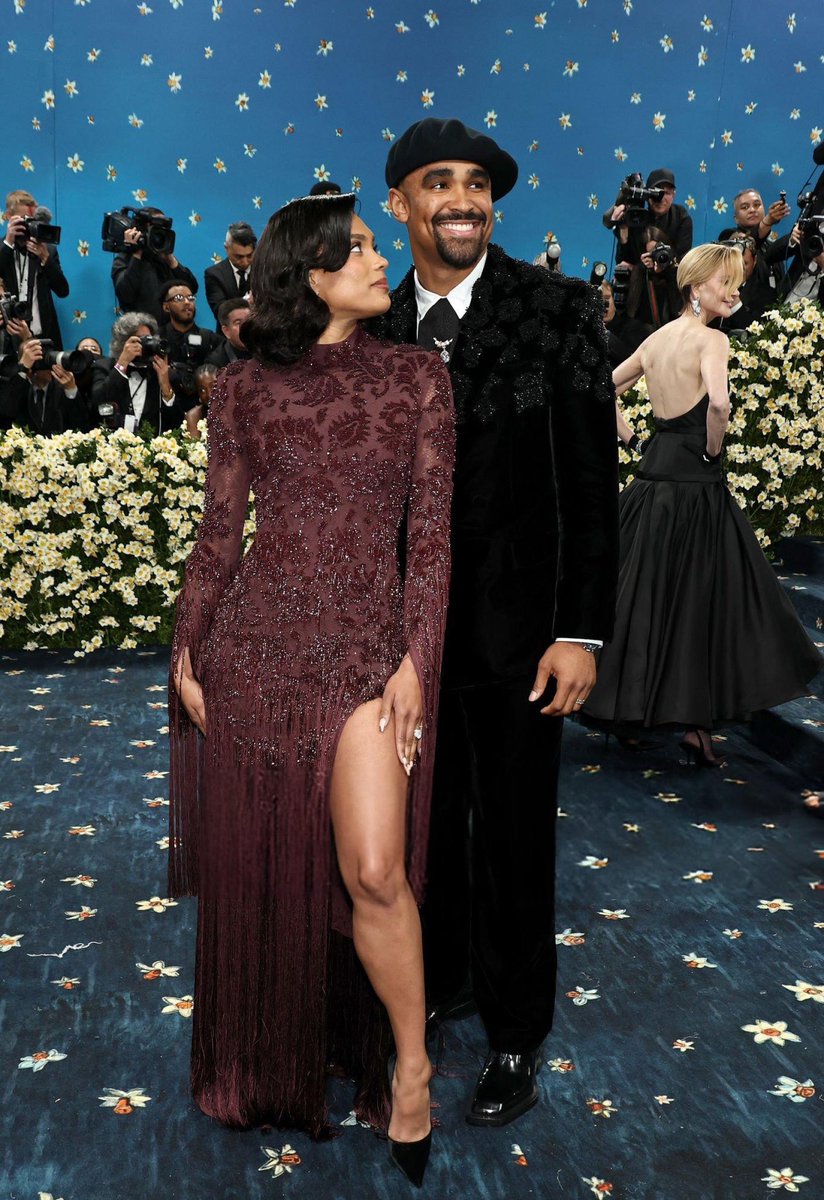 Jalen and Bryonna Hurts. #MetGala