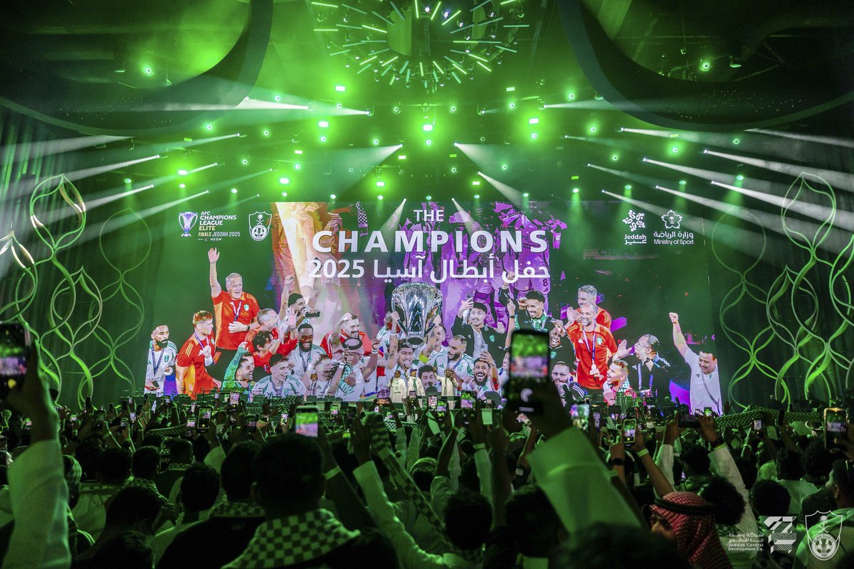 النادي الأهلي السعودي (@alahli_fc) on Twitter photo شرفنا بحضوره الكريم…
صاحب السمو الملكي الأمير عبدالعزيز بن تركي الفيصل، وزير الرياضة <a href="/AbdulazizTF/">عبدالعزيز بن تركي الفيصل</a>
في احتفالية نجوم النادي #الأهلي مع الجماهير، بمناسبة تحقيق لقب #دوري_أبطال_آسيا_للنخبة
#ملوك_آسيا شرفنا بحضوره الكريم…
صاحب السمو الملكي الأمير عبدالعزيز بن تركي الفيصل، وزير الرياضة <a href="/AbdulazizTF/">عبدالعزيز بن تركي الفيصل</a>
في احتفالية نجوم النادي #الأهلي مع الجماهير، بمناسبة تحقيق لقب #دوري_أبطال_آسيا_للنخبة
#ملوك_آسيا