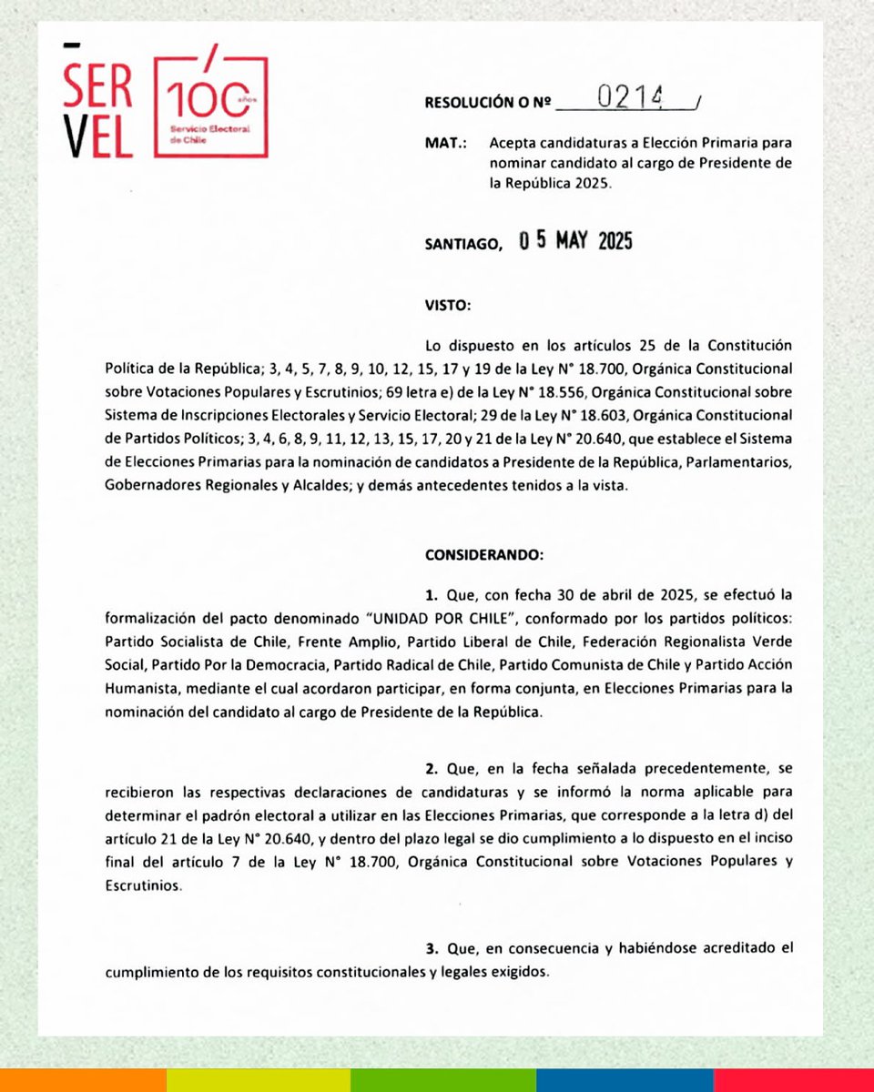 regverdes's tweet photo. 💚 ¡Es oficial! Servel confirmó la primaria de #UnidadPorChile. Estamos con @Muletjaime, por un Chile justo, verde y descentralizado.
🌱 Justicia social
🏞️ Poder a las regiones
🌍 Desarrollo sostenible
¡Las regiones tienen voz!
#OjoConMulet #FREVS https://t.co/a9bGeQkAGk