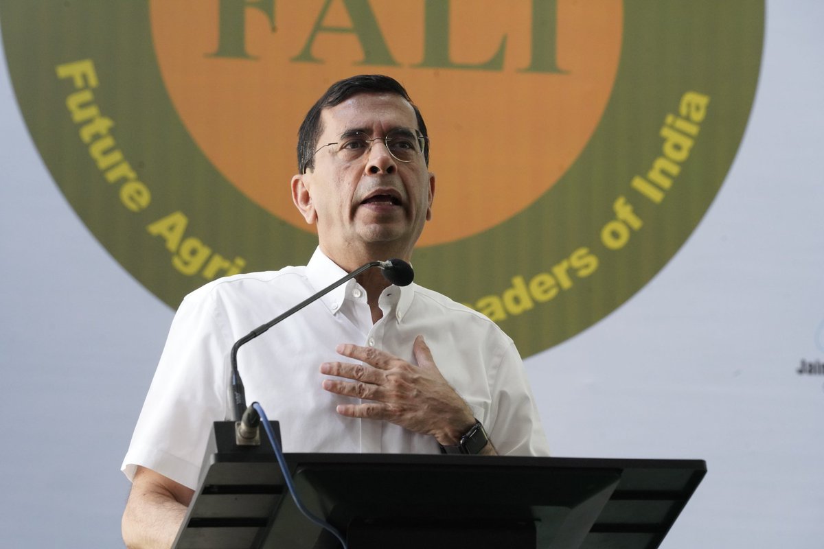 "Harness the power of agriculture to make India a developed nation by 2047 through tech-driven farming, innovation &amp; long-term thinking. Don't run from struggles, find solutions. Let's revolutionize #agriculture together!" - Mr. Anil Jain, Keynote, FALI Annual Convention.