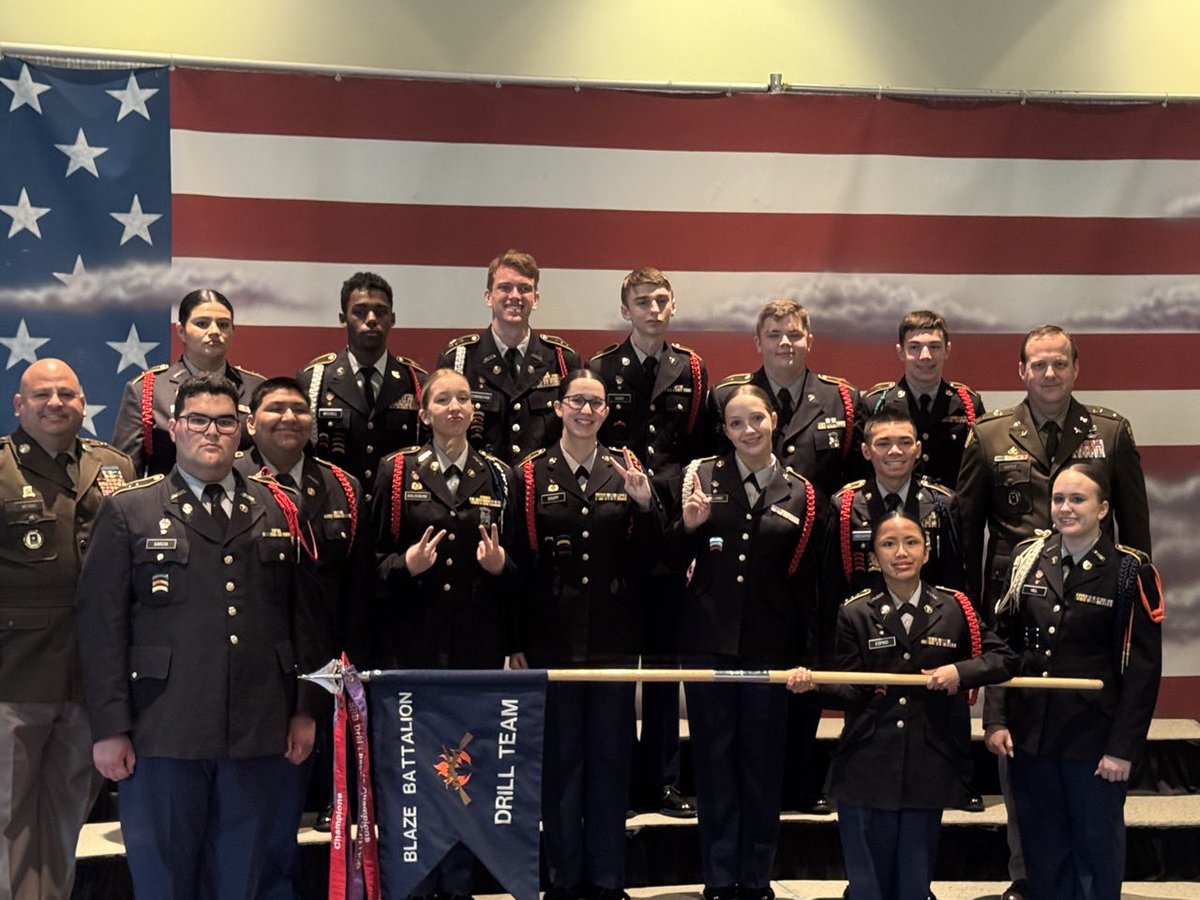 EHopperGoBlue's tweet image. Blackman JROTC doesn’t back down. TWO Nationals, SAME weekend—Drill in Daytona (16th place!) & Culinary in Virginia (31st place!). Through travel, pressure, and adversity, our cadets delivered. What other program can say that? #BuiltDifferent @BlazeJROTC @BSPNBlackman #GoBlaze