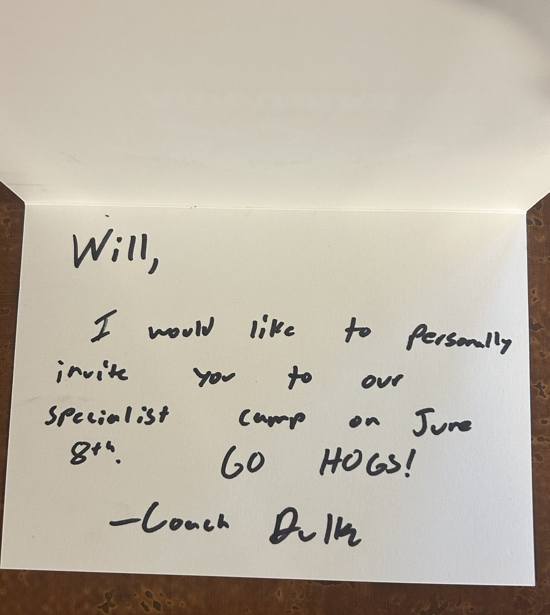 Will Reilly (@willreillykicks) on Twitter photo Thank you Coaches <a href="/CoachSFountain/">Scott Fountain</a> and <a href="/Adam_Dulka/">Adam Dulka</a> for the letter for the specialist camp on June 8th. Looking forward to it!
<a href="/CoachCantrell22/">Edward Cantrell</a>
<a href="/sashighlanderfb/">St. Andrew’s Football</a> Thank you Coaches <a href="/CoachSFountain/">Scott Fountain</a> and <a href="/Adam_Dulka/">Adam Dulka</a> for the letter for the specialist camp on June 8th. Looking forward to it!
<a href="/CoachCantrell22/">Edward Cantrell</a>
<a href="/sashighlanderfb/">St. Andrew’s Football</a>