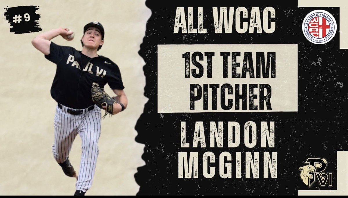 Landon McGinn (@mcginn_landon) on Twitter photo Blessed to me named 1st Team All-WCAC this season! <a href="/PVI_Baseball/">Paul VI Baseball</a> <a href="/CoachEmersonPVI/">Coach Emerson</a> <a href="/rd_baseball/">R&D Baseball</a> <a href="/PrepBaseballVA/">Prep Baseball Virginia/DC</a> <a href="/ChudCoach/">Coach Chud</a> <a href="/PrepBaseVAS/">Prep Baseball VA/DC Scouting</a> Blessed to me named 1st Team All-WCAC this season! <a href="/PVI_Baseball/">Paul VI Baseball</a> <a href="/CoachEmersonPVI/">Coach Emerson</a> <a href="/rd_baseball/">R&D Baseball</a> <a href="/PrepBaseballVA/">Prep Baseball Virginia/DC</a> <a href="/ChudCoach/">Coach Chud</a> <a href="/PrepBaseVAS/">Prep Baseball VA/DC Scouting</a>