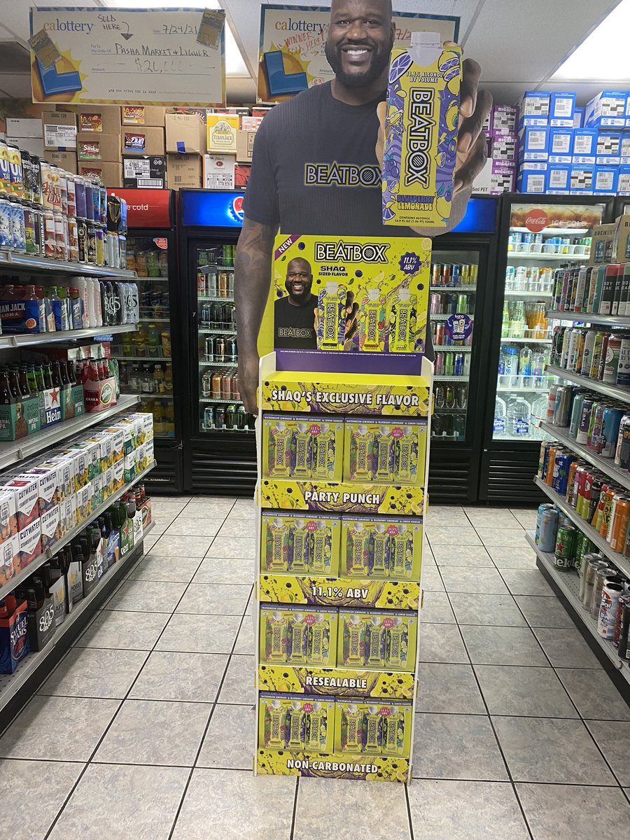 Lyric24k's tweet photo. Found the lemonade variety pack @ pashas liquor store in riverside! @BeatboxBevs  #BeatBoxFam 💜 https://t.co/u5tSngzZRo