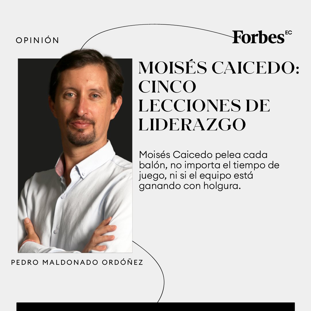 #Opinión | <a href="/pedromal/">Pedro Maldonado 🇪🇨</a> habla sobre Moisés Caicedo, el mejor jugador del Chelsea y un ejemplo global. Con 23 años, ya es el capitán de su club y su selección. Su historia es espejo de superación, entrega y resiliencia que inspiran dentro y fuera de la cancha. Lee más aquí: