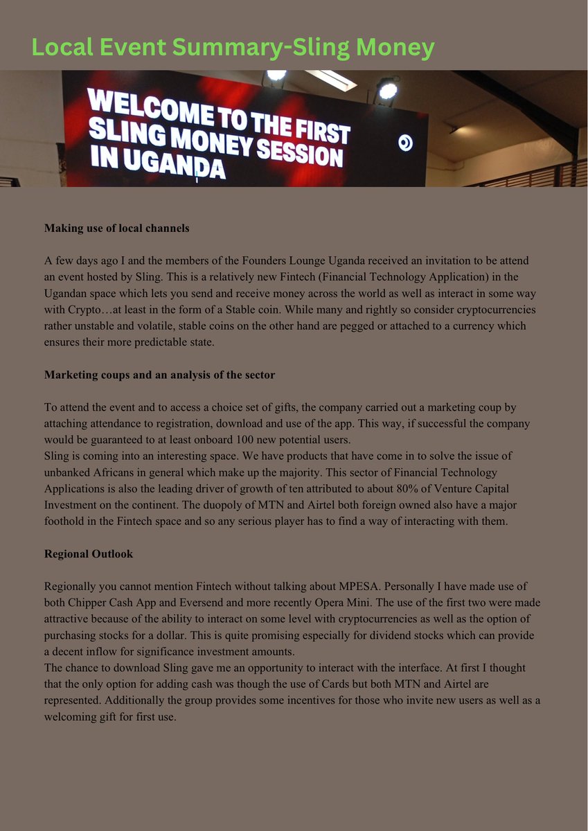 TersectionMag's tweet image. Here are some of the major ideas that in my view helped define the experience with a few events that took place in the last two weeks of April @SlingMoney @africa_heroes and @calebmaru ‘s #TechSafari