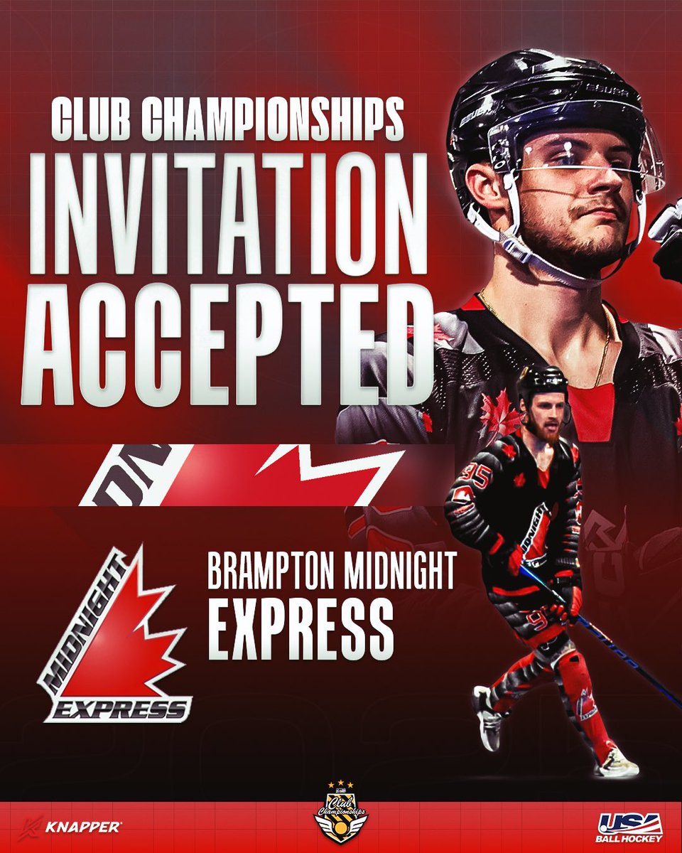 The world will see Canada’s back-to-back-to-back-to-back, and 13-time National Champion travel to Pittsburgh, PA on May 16 to kickstart the 2025 Club Championships, and their coming in FULL!

The Brampton Midnight Express have dominated the ball hockey scene in Canada for a few