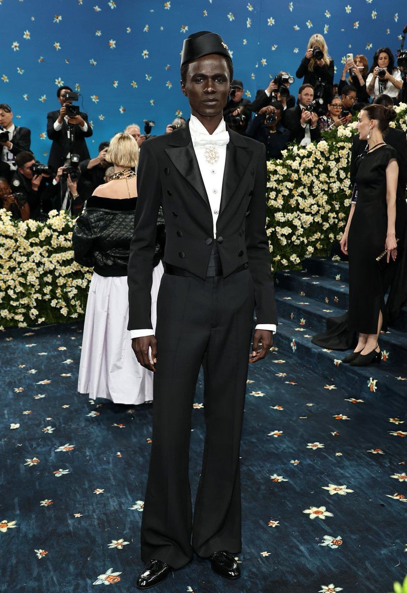 Malick Bodian in Chanel.