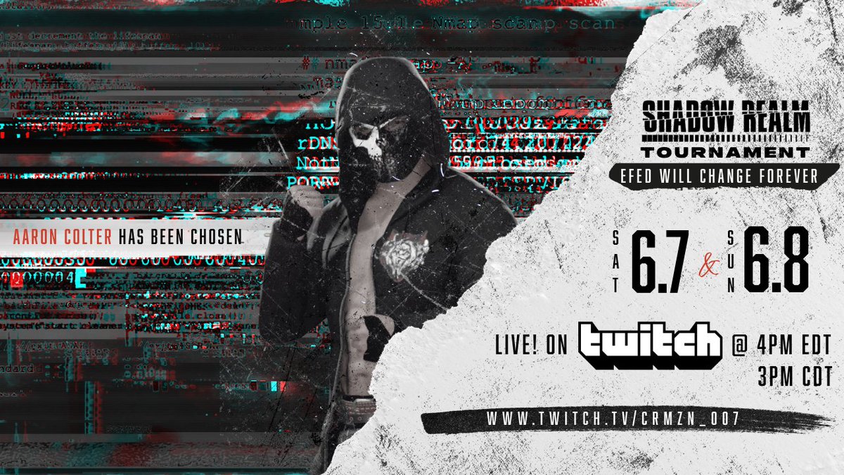 ⚠️PSA⚠️

Due to having my well-being threatened, forcing me to fear for my life when the possibility of a spot or two opening up last night presented itself, it is now official: 

🚨'DEATH DADDY' AARON COLTER HAS BEEN CHOSEN (AGAINST MY WILL) TO ENTER THE SHADOW REALM