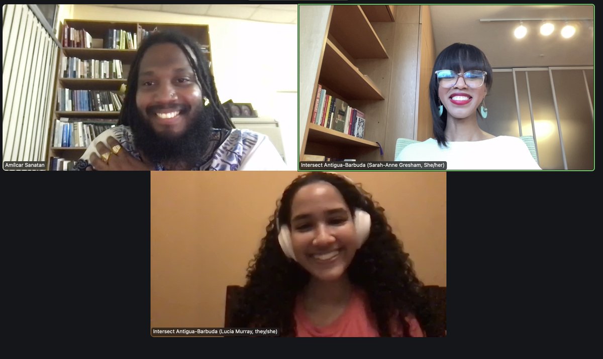 intersect_anu's tweet photo. Thanks to everyone who joined our teach-in on #intersectionality and the #Grenadarevolution with @AmilcarSanatan ! This was a beautiful co-creation of Caribbean feminist political knowledge. Please share your feedback with us: https://t.co/ePfI1LCeCU...
#IntersectANUTeachIn https://t.co/NaUncsNRYc