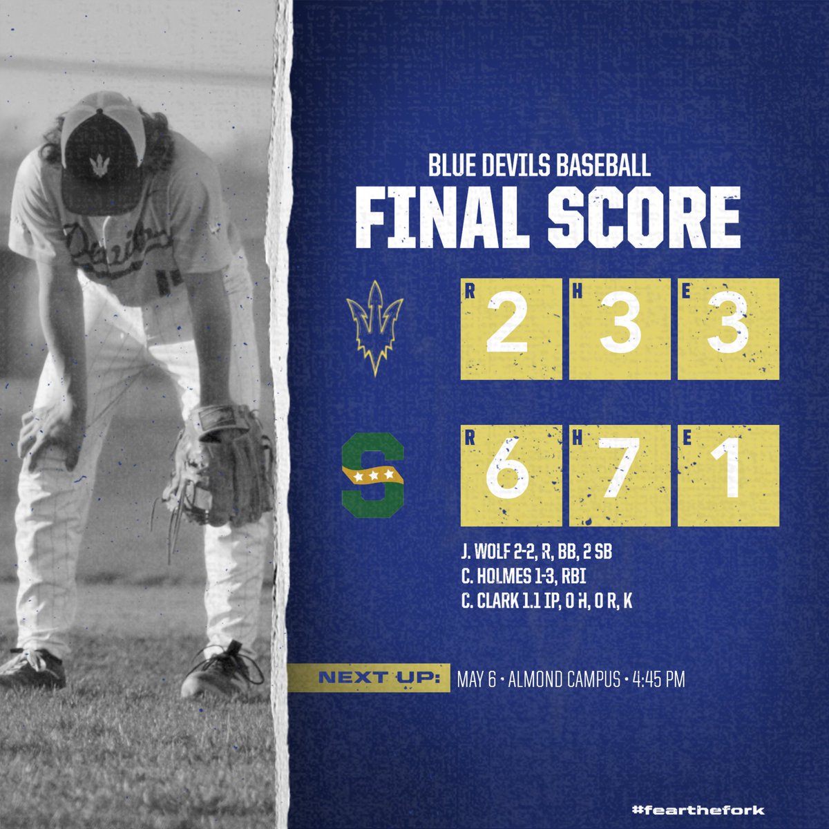 Warren Baseball (@wths_bluedevils) on Twitter photo Stevenson takes game 1 today, 6-2. <a href="/JackWolf2025/">Jack</a> 2-2, R, BB, 2 SB. <a href="/25ColtonHolmes/">Colton Holmes</a> 1-3, RBI. <a href="/Cooper_Clark8/">Cooper Clark</a> 1.1 IP, 0 H, 0 R, K. #fearthefork Stevenson takes game 1 today, 6-2. <a href="/JackWolf2025/">Jack</a> 2-2, R, BB, 2 SB. <a href="/25ColtonHolmes/">Colton Holmes</a> 1-3, RBI. <a href="/Cooper_Clark8/">Cooper Clark</a> 1.1 IP, 0 H, 0 R, K. #fearthefork