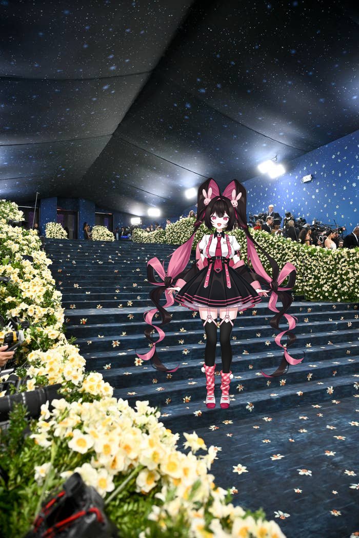CerenityVNU's tweet photo. BREAKING NEWS! Cerenity Cosmica spotted at the  #MetGala https://t.co/IjOaod3LB7