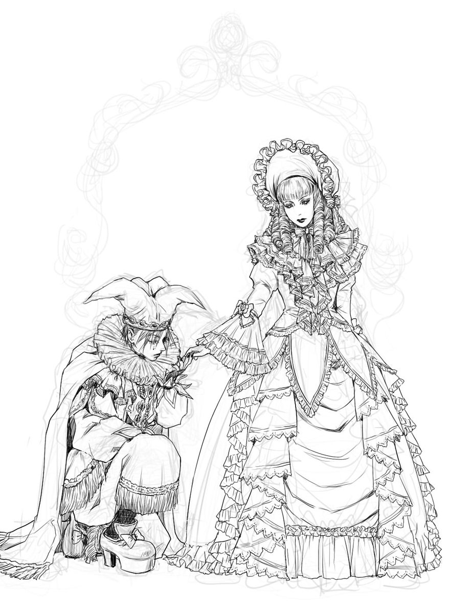 Nazuki_pic's tweet image. ＃毎日お絵かき
進捗です。
ここから細部調整