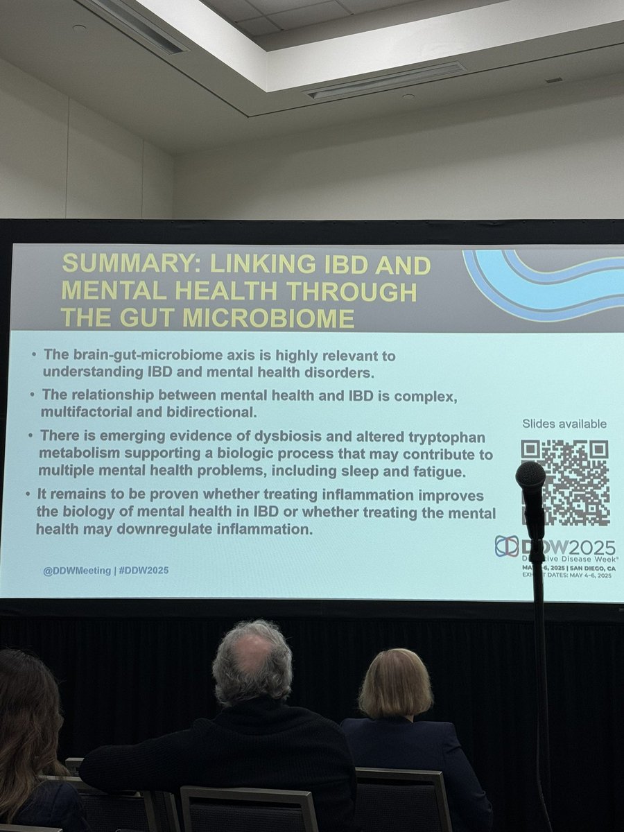 VoiceForIBD (@voiceforibd) on Twitter photo Always incredible to hear <a href="/IBDMD/">David T. Rubin, MD</a> present & even moreso with this important discussion linking #IBD & #mentalhealth through the #microbiome More work needs to be done in this area & I am hopeful for future <a href="/DDWMeeting/">Digestive Disease Week</a> 🙏🏼 #DDW2025 Always incredible to hear <a href="/IBDMD/">David T. Rubin, MD</a> present & even moreso with this important discussion linking #IBD & #mentalhealth through the #microbiome More work needs to be done in this area & I am hopeful for future <a href="/DDWMeeting/">Digestive Disease Week</a> 🙏🏼 #DDW2025