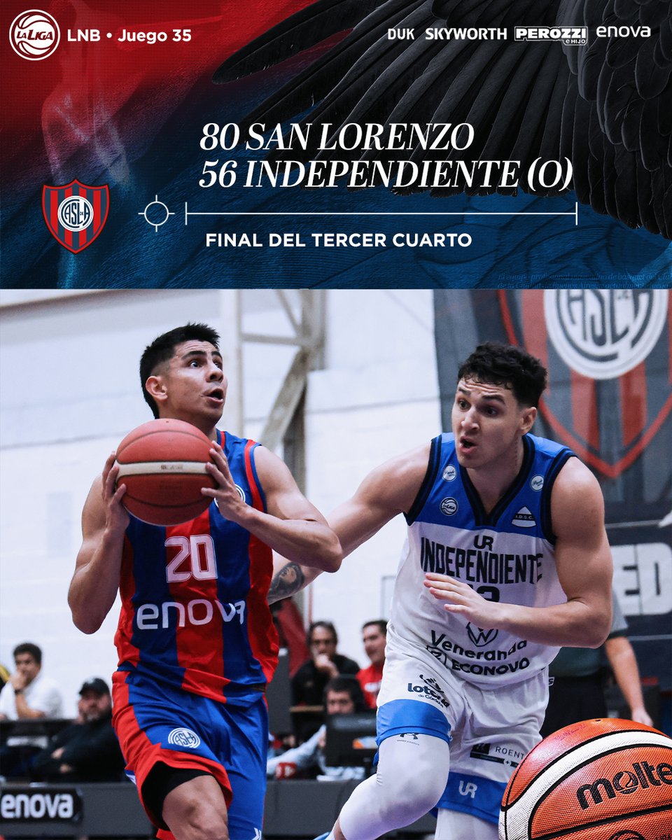 #LNB

🏀 <a href="/LigaNacional/">La Liga</a> 🇦🇷
⛹️‍♂️ Fase regular - Juego 3️⃣5️⃣

⏱ 3C: 00:00

📺 <a href="/basquetpass_arg/">Basquet Pass Argentina</a>