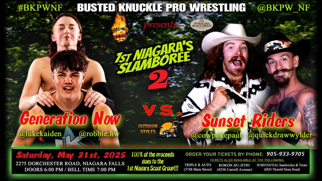 BKPW_NF's tweet image. Generation Now's @thelukekaiden also caught up with BKPW to share a few optimistic words on how he views the future of their Tag Team and the match against @CowpokePaul &amp;amp; @ShelbyWylder 

#BKPWNF #1stNiagaraSlamboree #GenerationNow