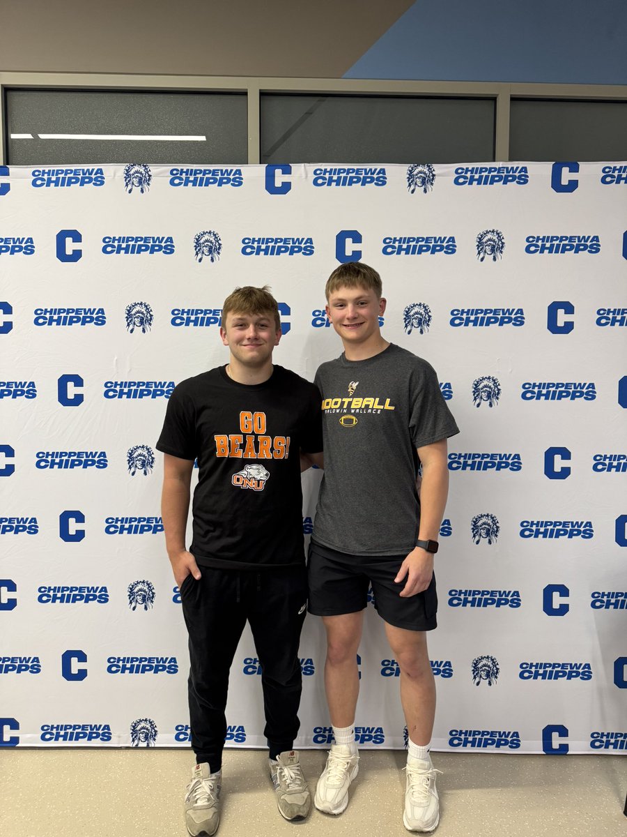 Chippewa Chipps Football (@chippewachippfb) on Twitter photo Congratulations to Sam Petit and Isaiah Radebaugh for continuing their academic and athletic careers at Ohio Northern and Baldwin Wallace Universities! <a href="/OhioNorthernFB/">Ohio Northern Football</a> <a href="/BWFootball_/">Baldwin Wallace Football</a> Congratulations to Sam Petit and Isaiah Radebaugh for continuing their academic and athletic careers at Ohio Northern and Baldwin Wallace Universities! <a href="/OhioNorthernFB/">Ohio Northern Football</a> <a href="/BWFootball_/">Baldwin Wallace Football</a>