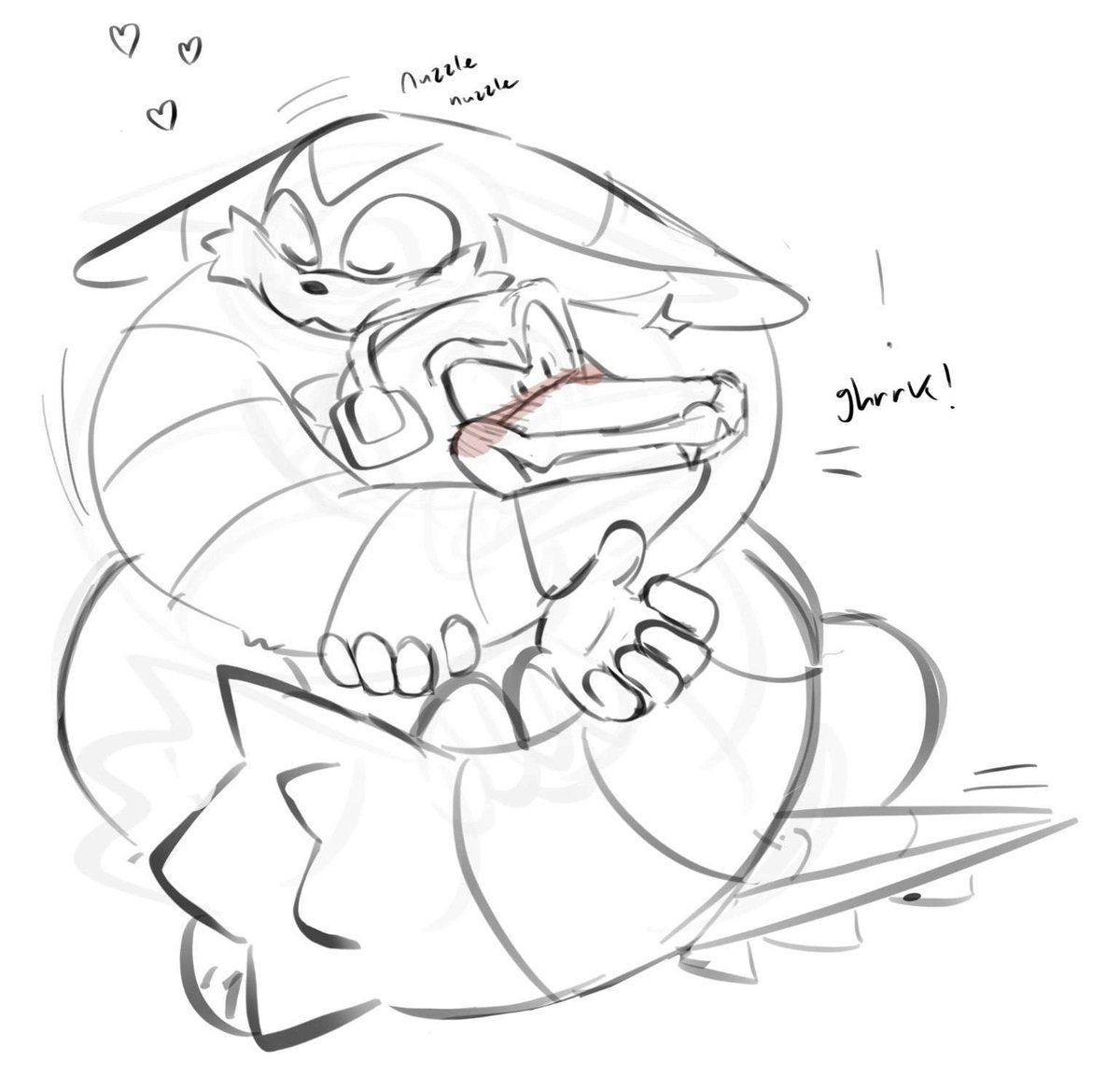 BigDeltaWerecat's tweet photo. ANYWAYS MY BIGCTOR GLAZE CONTINUES @SnoopertBeagle @newtmoss @CatBomb13 

BIG THE CAT X VECTOR THE CROCODILE WOOOOOOOOO https://t.co/4VHYMqb9yz