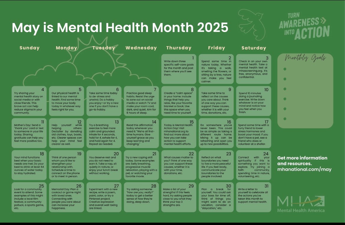 Recognizing Mental Health Monday <a href="/GardensElem/">Gardens Elementary</a> as a collective group by wearing green! 💚 thankful for the opportunity to reset and focus each day at a campus that believes in the importance of mental health. Even ✅ed off my daily task by moving by body 💪🏼! <a href="/PasadenaISD_TX/">Pasadena ISD</a>
