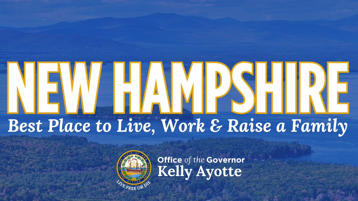 Governor Kelly Ayotte (@kellyayotte) on Twitter photo No surprise here: <a href="/usnews/">U.S. News & World Report</a> has named New Hampshire one of the best states in the nation... AGAIN!
Today’s ranking is a testament to our dedicated law enforcement officers, hardworking business leaders, and energetic, independent people.
Read more: usnews.com/news/best-stat… No surprise here: <a href="/usnews/">U.S. News & World Report</a> has named New Hampshire one of the best states in the nation... AGAIN!
Today’s ranking is a testament to our dedicated law enforcement officers, hardworking business leaders, and energetic, independent people.
Read more: usnews.com/news/best-stat…