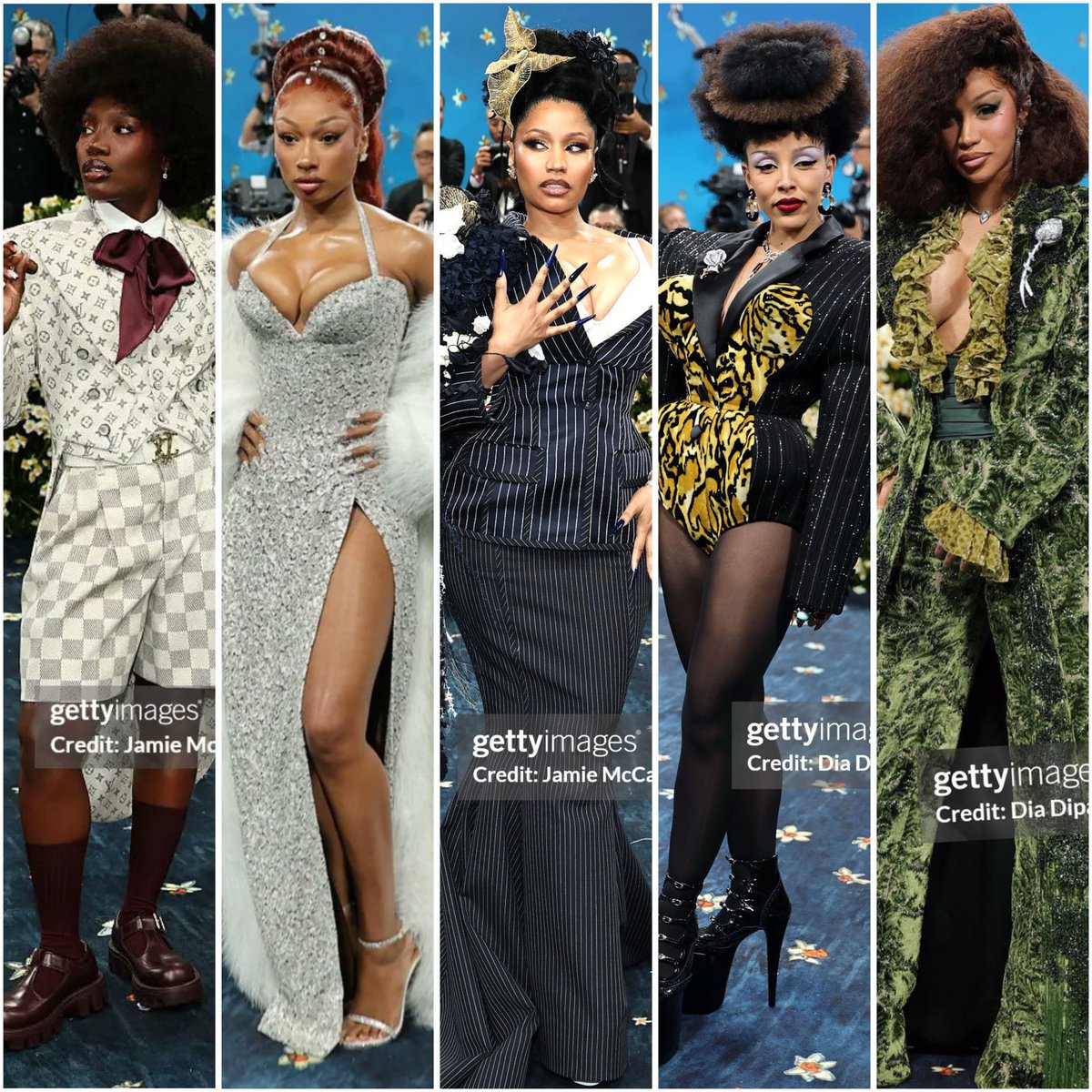 DOECHII
Nicki
Megan 
Cardi
Doja 
In that order