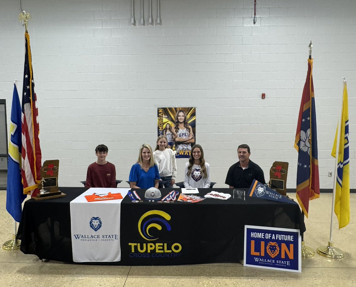 Brookelyn Morgan signs with Wallace State for XC and Track! #GoWave #W4L